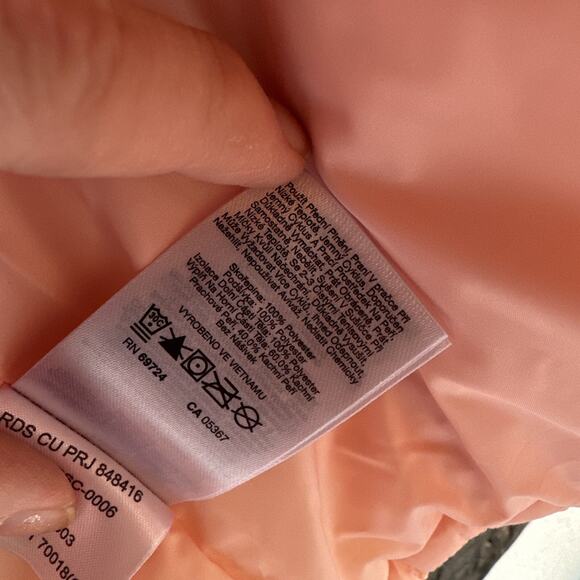 Columbia Girls' Coral & Blue Colorblock Puffer Jacket - Picture 11 of 11